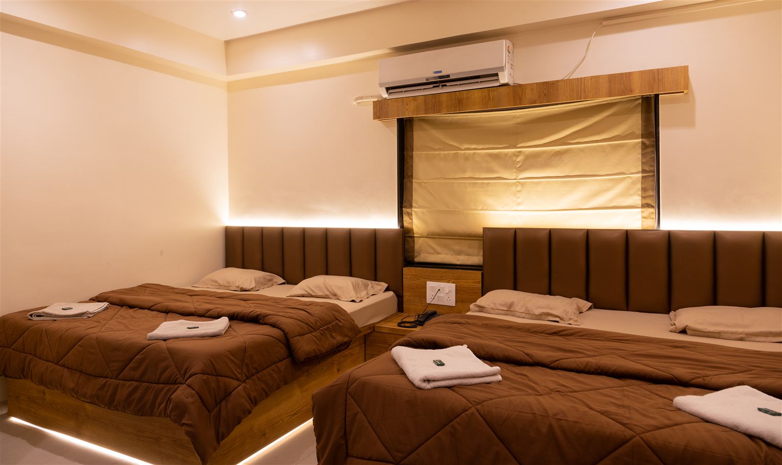 Four bed deluxe room beds