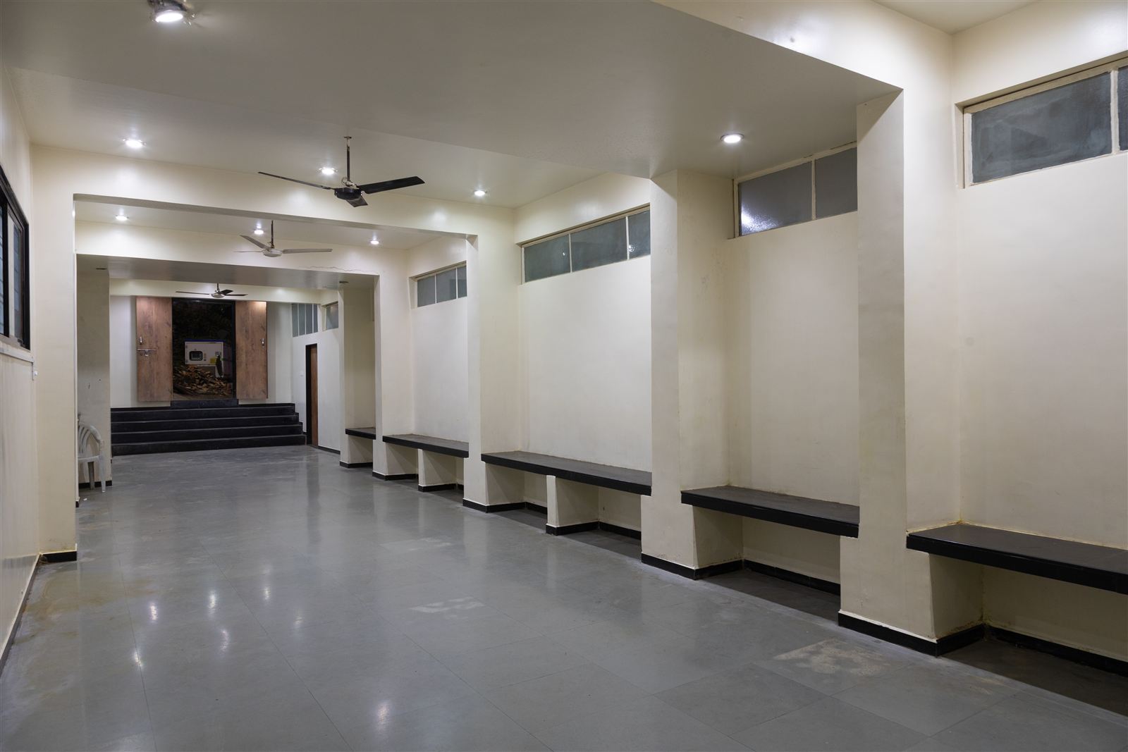 Spacious function hall at Hotel Shivtara